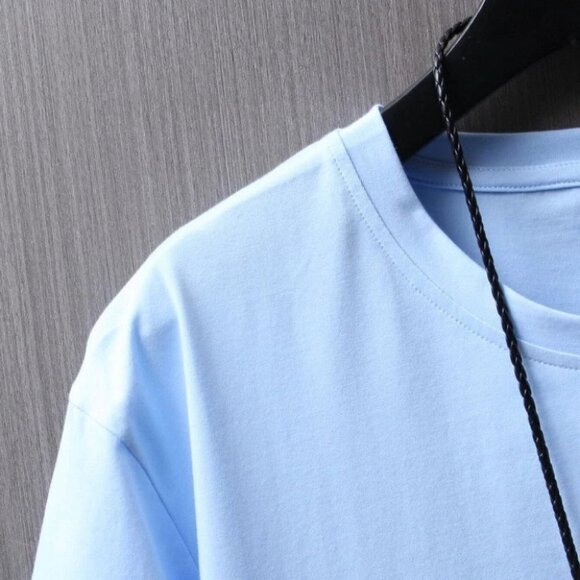 Blue Vacation Style Men's Ocean Graphic Tee - Picture 10 of 10